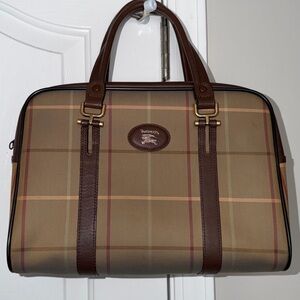 Burberry Nova Check Boston bag